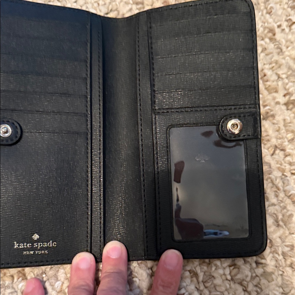 Kate Spade Black Phone Wallet Case